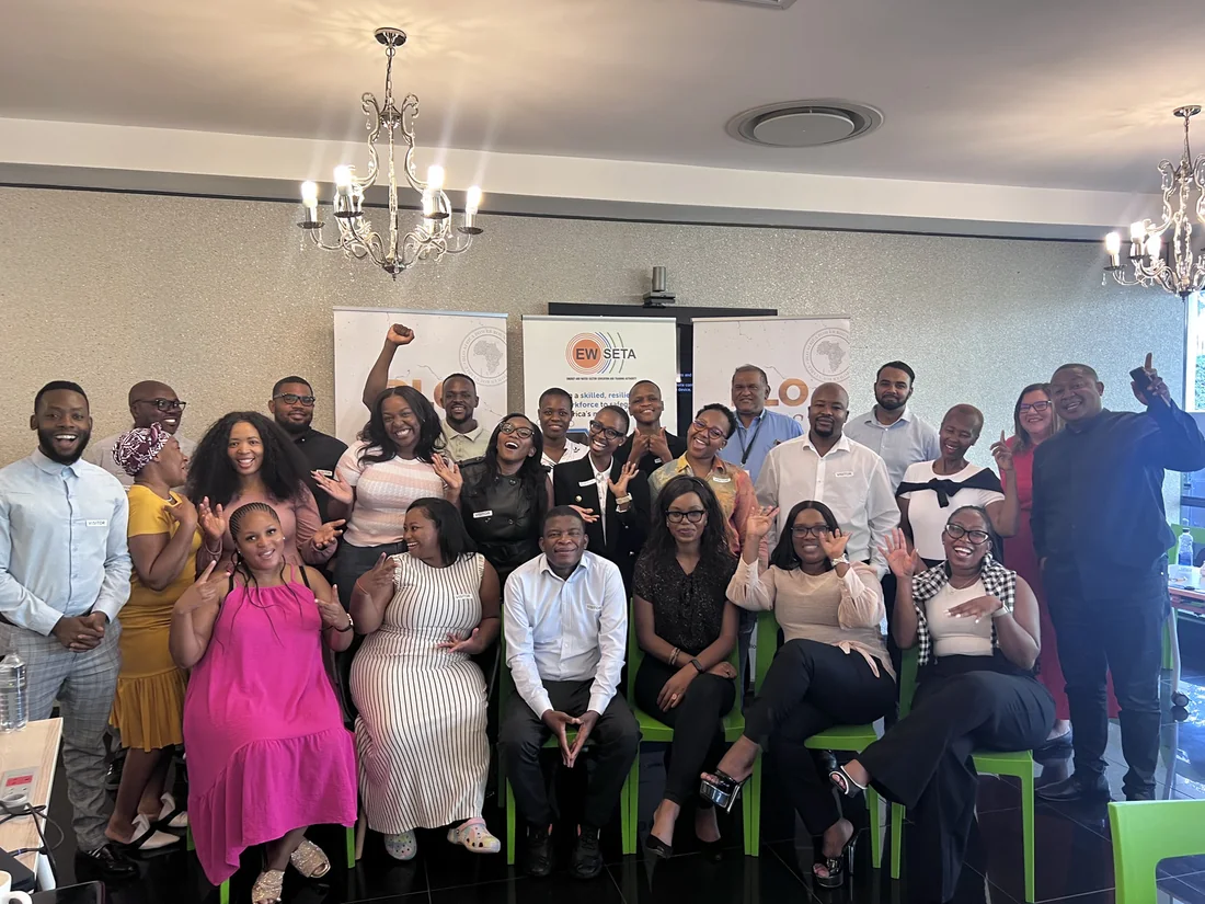 Participants at a Just Energy Transition training workshop